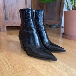 Topshop “Honour” Leather Boots